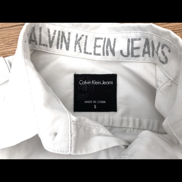 Calvin Klein Jeans Button-down long sleeves shirt - Picture 4 of 4